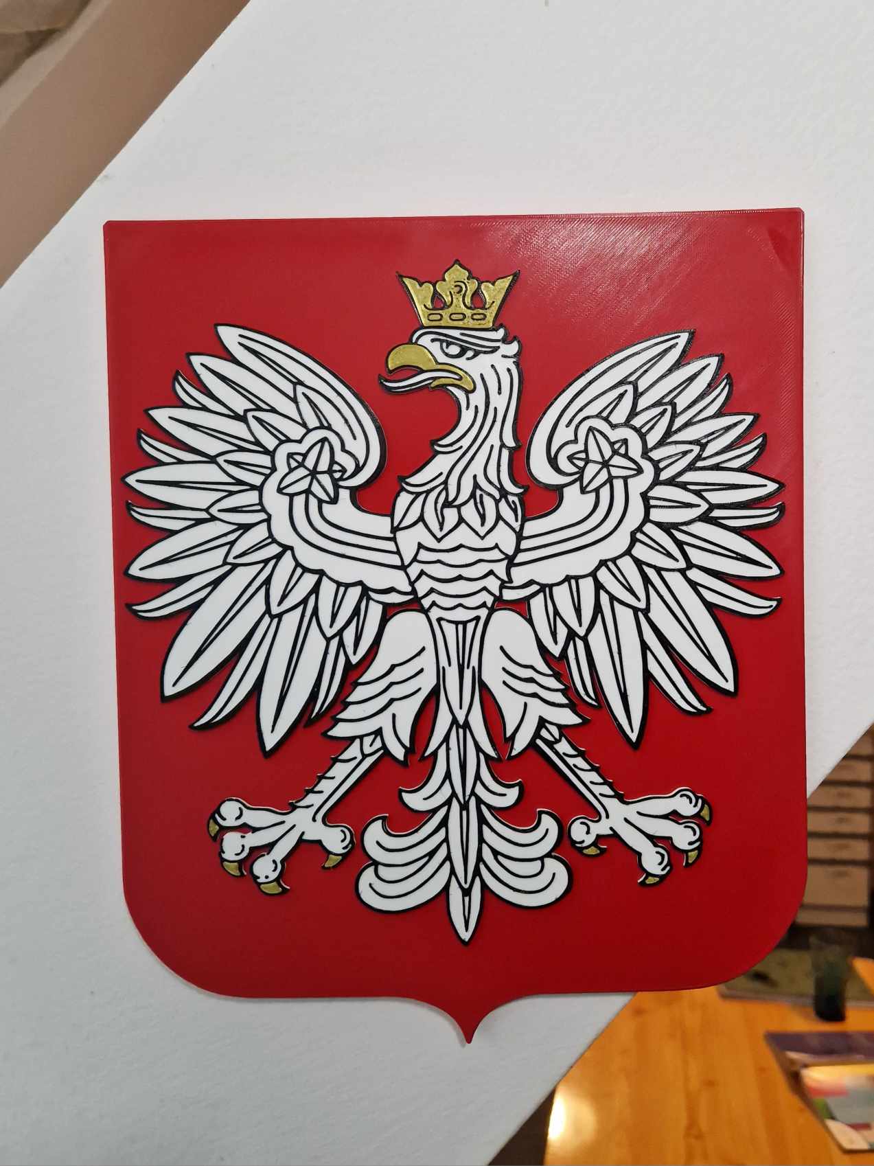 Godło Polski Polska herb orzeł biały na ścianę - Twój własny herb/logo na zamówienie