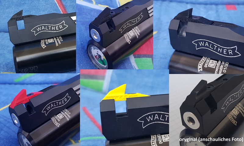 Muszka do pistoletów Walther CP1 CP2 CPM1 LPM-1 LP200 LP201 LP300 - obrazek 2