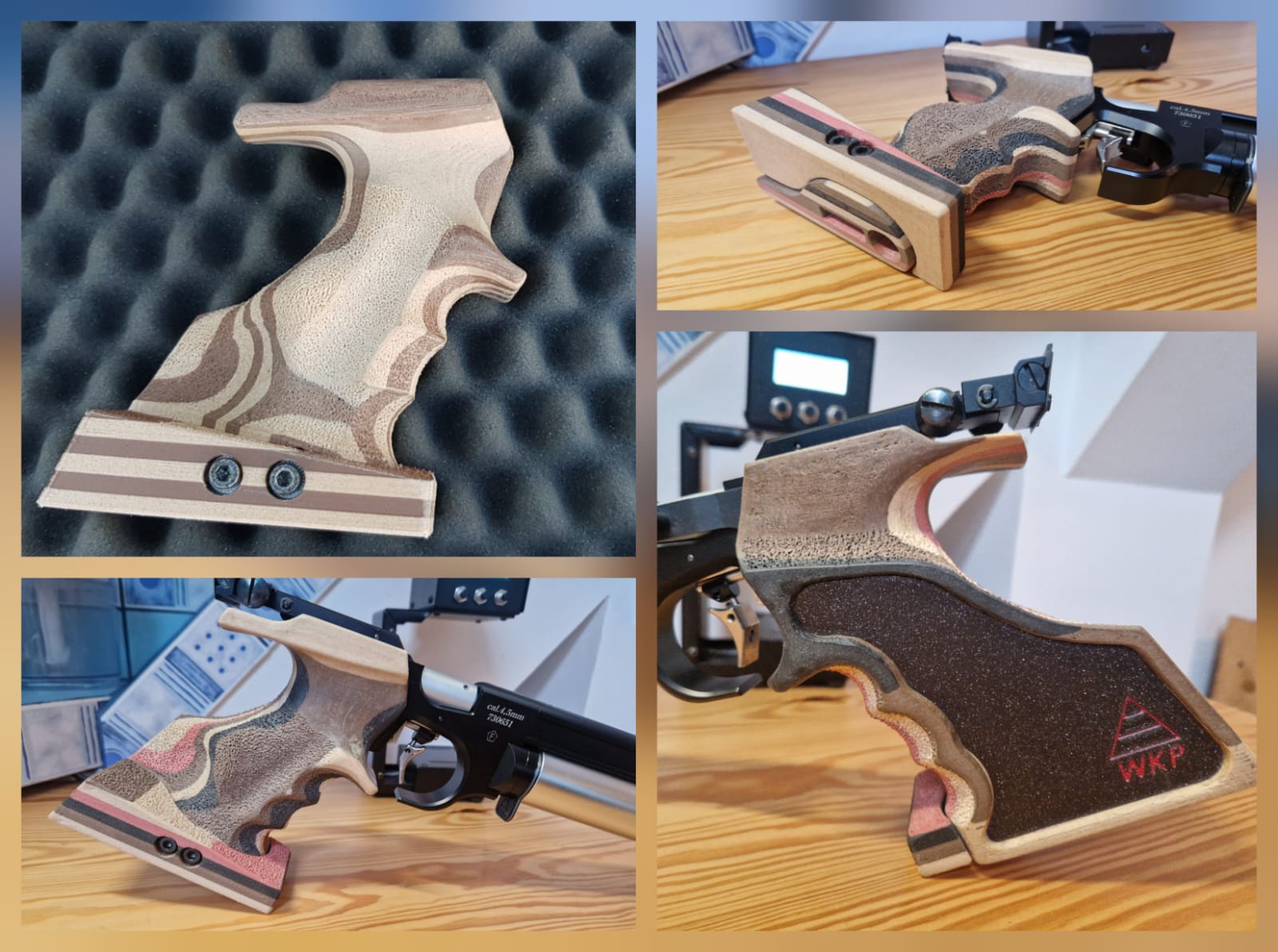 Chwyt rękojeść do pistoletu Steyr LP1, LP2, LP10, EVO10, LP@ Anschütz, Eko-Aims PP700, Artemis PP20 match grip