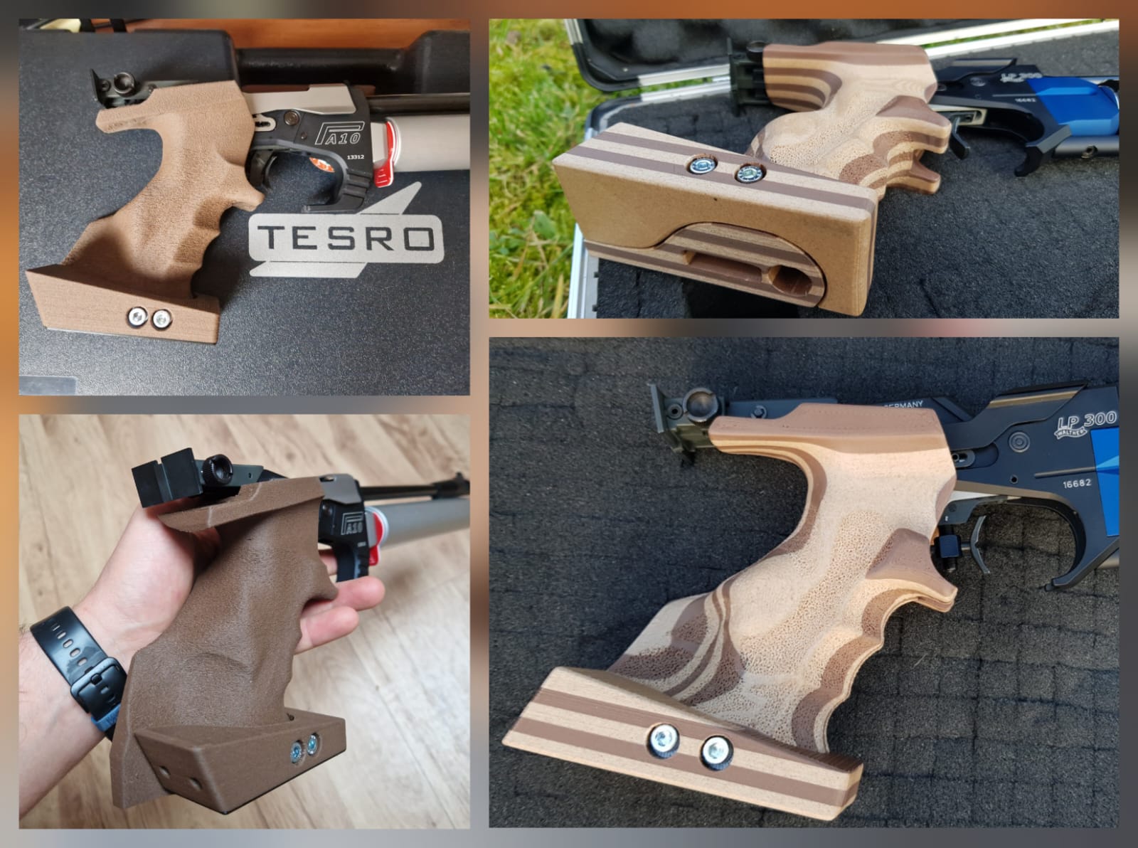 Chwyt rękojeść do pistoletu Walther LP300 Tesro PA10 match grip